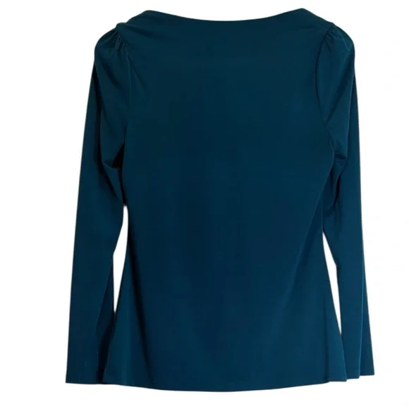 Worthington Teal Stretch Top - Picture 3 of 4